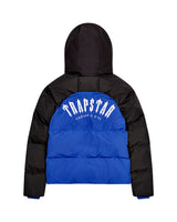 TRAPSTAR IRONGATE ARCH PUFFER JACKET AW23 - BLUE / BLACK