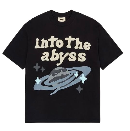 BROKEN PLANET INTO THE ABYSS T-SHIRT - SOOT BLACK
