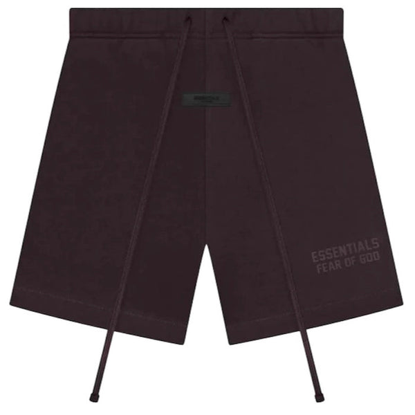 FEAR OF GOD ESSENTIALS SWEAT SHORTS  'PLUM'