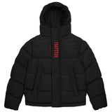 TRAPSTAR DECODED HOODED PUFFER JACKET 2.0 - BLACK / INFRARED