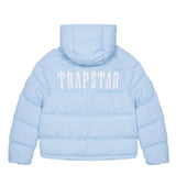 TRAPSTAR DECODED HOODED PUFFER JACKET 2.0 - ICE BLUE