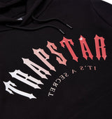 TRAPSTAR IRONGATE ARCH ITS A SECRET HOODED GEL TRACKSUIT - BLACK