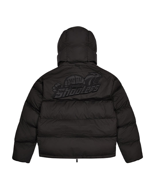 TRAPSTAR SHOOTERS HOODED PUFFER JACKET BLACKOUT / REFLECTIVE Creputate