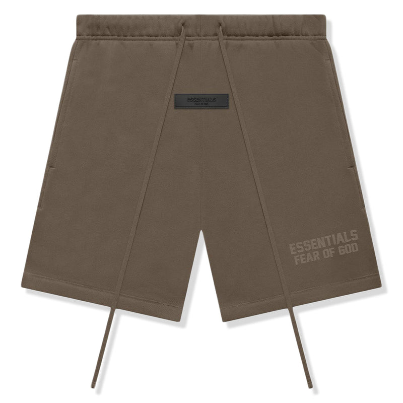 FEAR OF GOD ESSENTIALS SWEAT SHORTS  'WOOD'