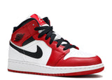 AIR JORDAN 1 MID CHICAGO WHITE HEEL