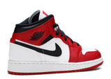 AIR JORDAN 1 MID CHICAGO WHITE HEEL