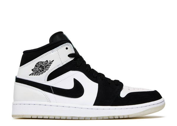 AIR JORDAN 1 MID DIAMOND BLACK WHITE