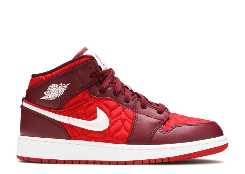 AIR JORDAN 1 MID RED QUILT